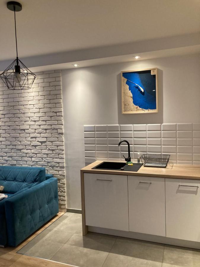 Blue Apartment In Vibrant Heart Of Gdynia Kültér fotó